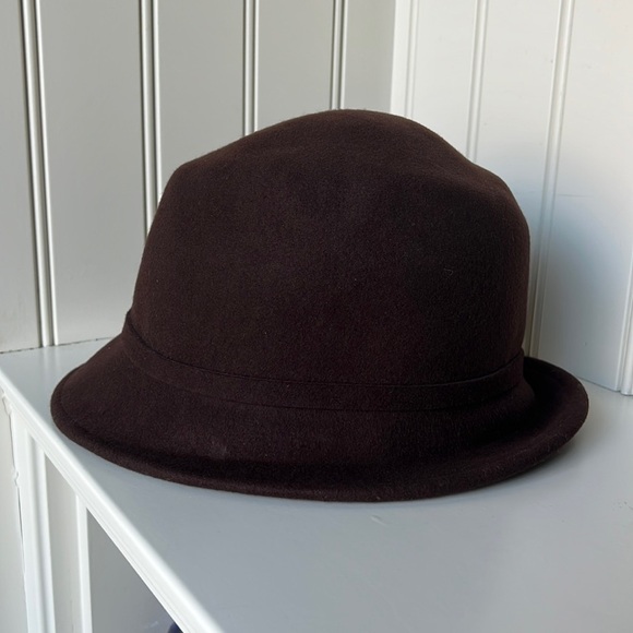ROMANO Brown 100% Wool Bowler Derby Hat - Picture 6 of 16